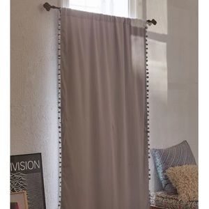 Urban Outfitters grey blackout curtains set of 2